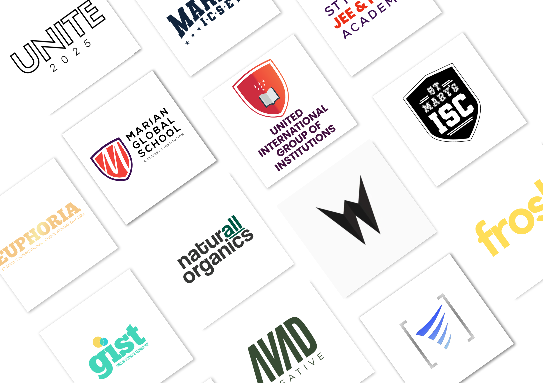 Portfolio of brand identities developed by THIS Group